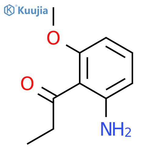1-Propanone, 1-(2-amino-6-methoxyphenyl)- structure