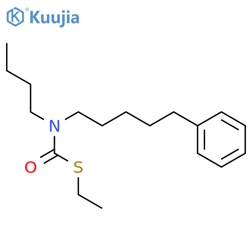 Carbamothioic acid, butyl(5-phenylpentyl)-, S-ethyl ester structure