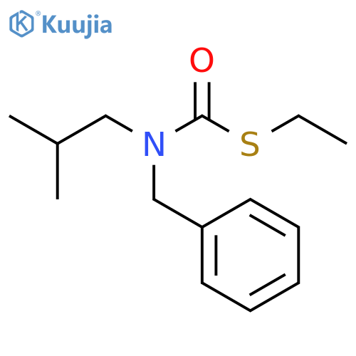 Carbamothioic acid, (2-methylpropyl)(phenylmethyl)-, S-ethyl ester structure