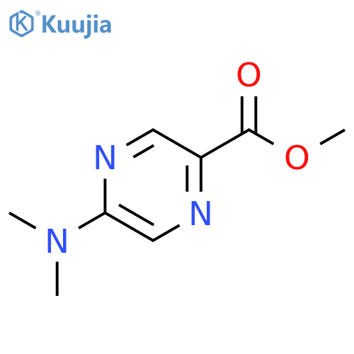 methyl 5-(dimethylamino)pyrazine-2-carboxylate structure