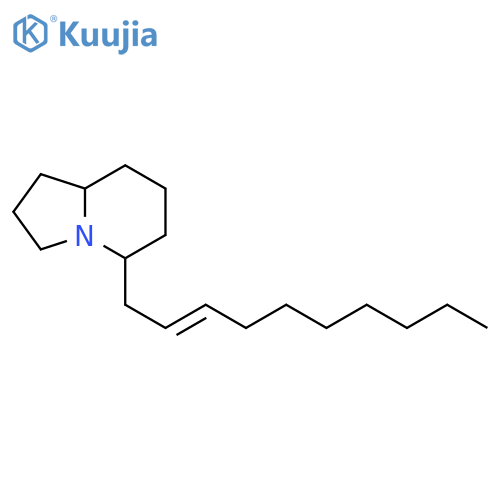 Indolizine, 5-(2E)-2-decen-1-yloctahydro-, (5R,8aR)- structure