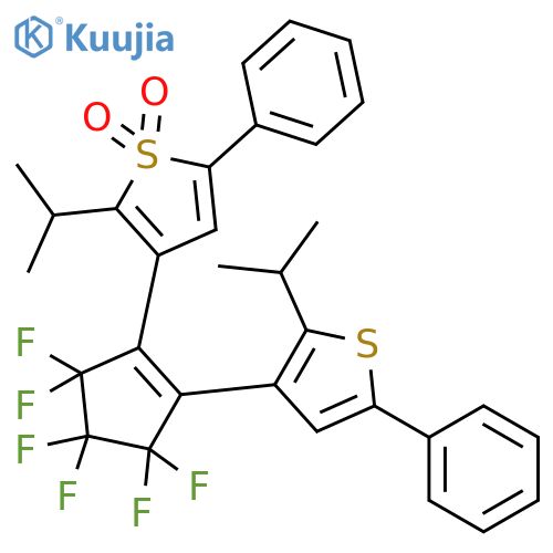 Thiophene, 3-[3,3,4,4,5,5-hexafluoro-2-[2-(1-methylethyl)-1,1-dioxido-5-phenyl-3-thienyl]-1-cyclopenten-1-yl]-2-(1-methylethyl)-5-phenyl- structure