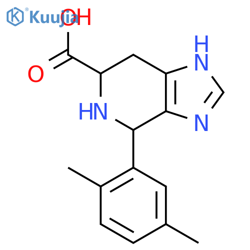 4-(2,5-Dimethylphenyl)-3H,4H,5H,6H,7H-imidazo[4,5-c]pyridine-6-carboxylic acid structure