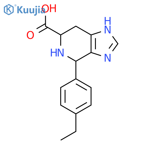 4-(4-Ethylphenyl)-3H,4H,5H,6H,7H-imidazo[4,5-c]pyridine-6-carboxylic acid structure