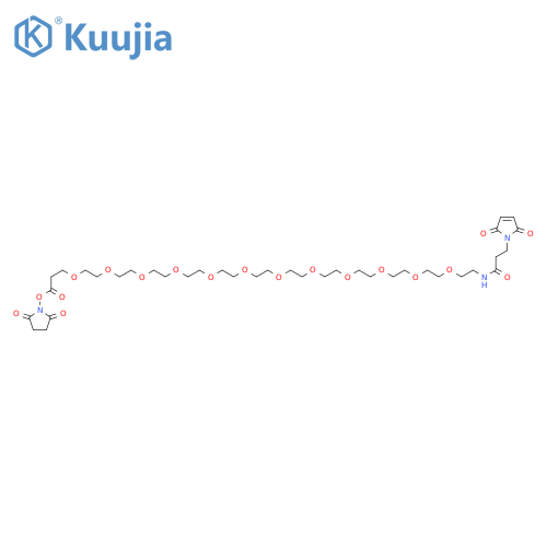 Maleimide-PEG12-succinimidyl ester structure