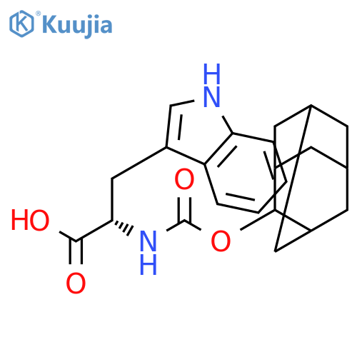 L-Tryptophan, N-[(tricyclo[3.3.1.13,7]dec-2-yloxy)carbonyl]- structure