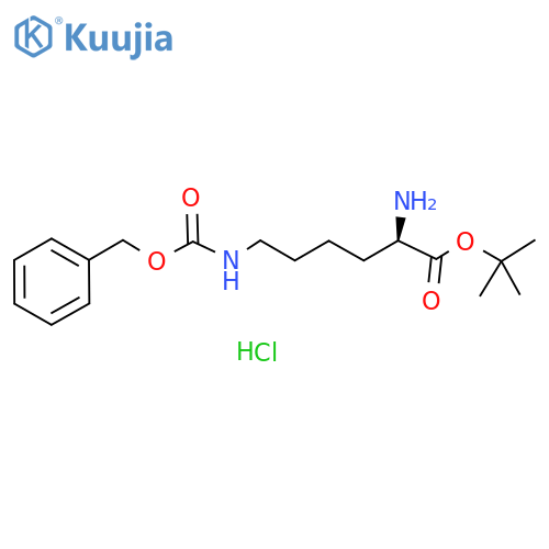 H-D-Lys(Z)-OtBu.HCl structure