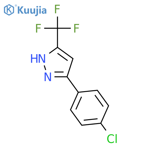 3-(4-Chlorophenyl)-5-(trifluoromethyl)-1H-pyrazole structure