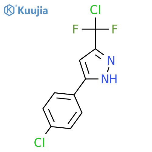 1H-Pyrazole, 3-(chlorodifluoromethyl)-5-(4-chlorophenyl)- structure