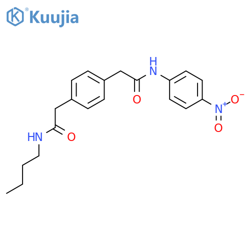 1,4-Benzenediacetamide,N1-butyl-N4-(4-nitrophenyl)- structure