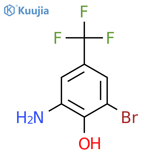 3-Amino-5-bromo-4-hydroxybenzotrifluoride structure