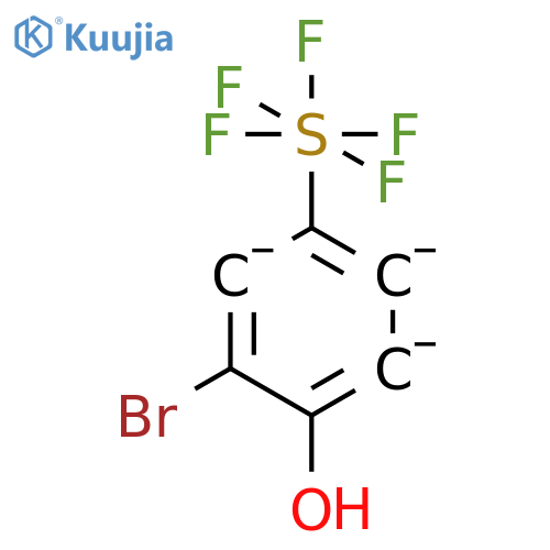 3-Bromo-4-hydroxyphenylsulphur pentafluoride structure