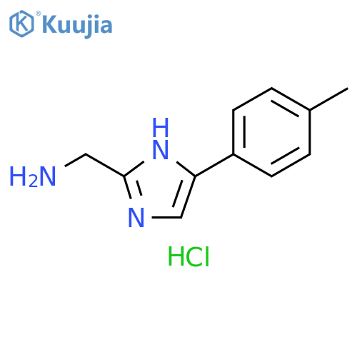 {[4-(4-methylphenyl)-1H-imidazol-2-yl]methyl}amine dihydrochloride structure