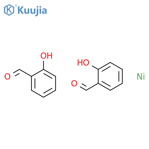 Nickel, bis[2-(hydroxy-kO)benzaldehydato-kO]- structure