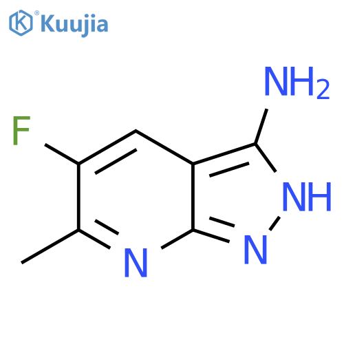 5-Fluoro-6-methyl-1H-pyrazolo[3,4-B]pyridin-3-amine structure