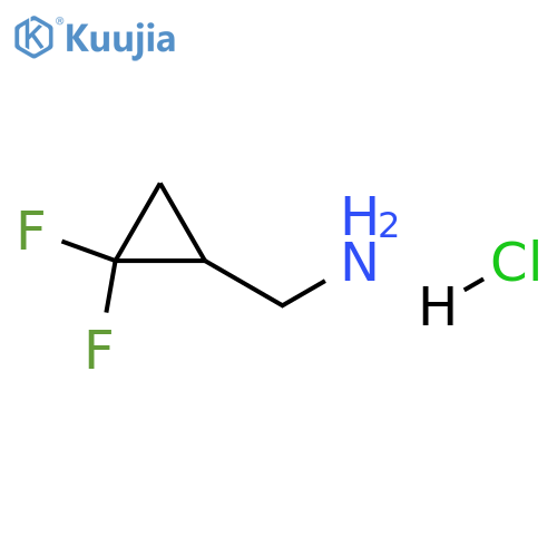1-(2,2-difluorocyclopropyl)methanamine hydrochloride structure