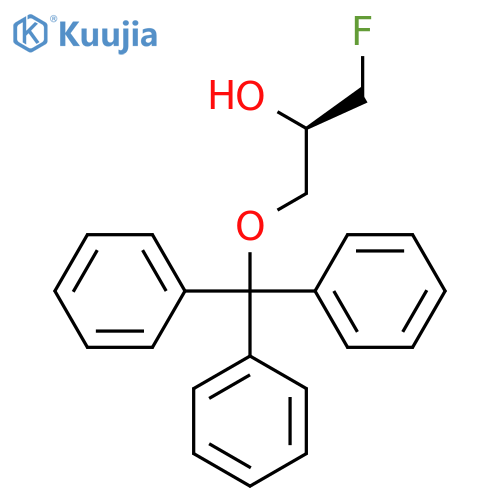 2-Propanol, 1-fluoro-3-(triphenylmethoxy)-, (R)- structure