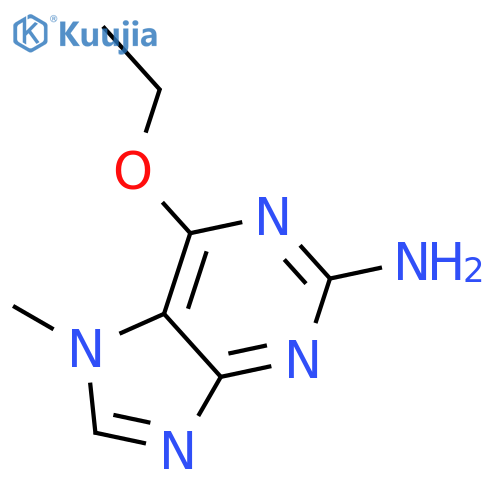 6-ethoxy-7-methyl-7H-Purin-2-amine structure