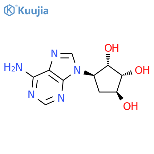 1,2,3-Cyclopentanetriol,4-(6-amino-9H-purin-9-yl)-, (1R,2S,3R,4S)-rel- structure