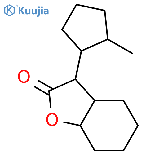 2(3H)-Benzofuranone, hexahydro-3-(2-methylcyclopentyl)- structure
