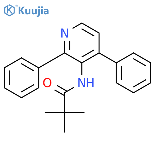 Propanamide, N-(2,4-diphenyl-3-pyridinyl)-2,2-dimethyl- structure