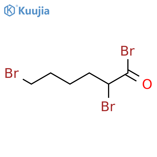 Hexanoyl bromide, 2,6-dibromo- structure