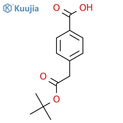 4-2-(tert-butoxy)-2-oxoethylbenzoic acid structure