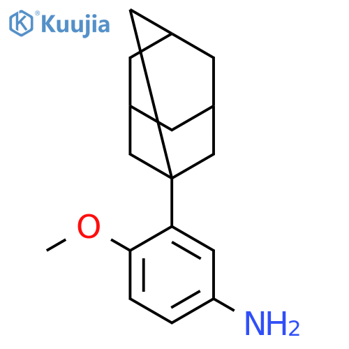 3-(1-Adamantyl)-4-methoxyphenylamine structure