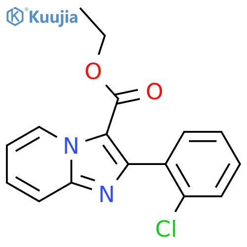 Ethyl 2-(2-chlorophenyl)imidazo[1,2-A]pyridine-3-carboxylate structure