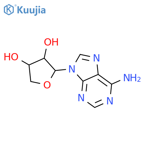 3,4-Furandiol, 2-(6-amino-9H-purin-9-yl)tetrahydro-, (2R,3R,4S)- structure