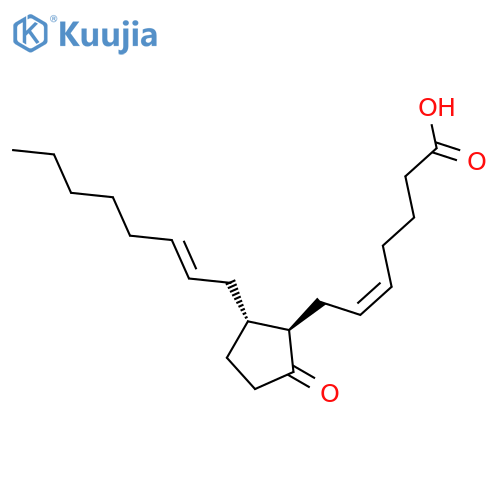 (Z)-7-[(1R,2R)-2-[(E)-oct-2-enyl]-5-oxocyclopentyl]hept-5-enoic acid structure