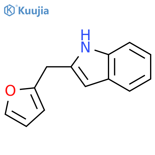 1H-INDOLE, 2-(2-FURANYLMETHYL)- structure