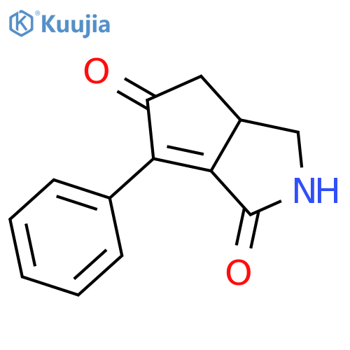Cyclopenta[c]pyrrole-1,5-dione, 2,3,3a,4-tetrahydro-6-phenyl- structure