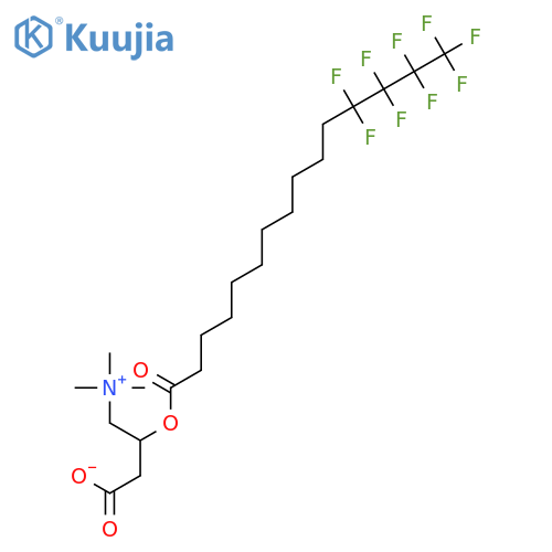 1-Propanaminium,3-carboxy-N,N,N-trimethyl-2-[(12,12,13,13,14,14,15,15,15-nonafluoro-1-oxopentadecyl)oxy]-,inner salt structure