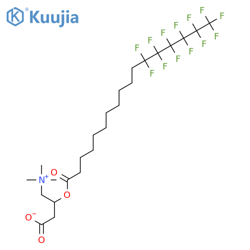 1-Propanaminium,3-carboxy-N,N,N-trimethyl-2-[(12,12,13,13,14,14,15,15,16,16,17,17,17-tridecafluoro-1-oxoheptadecyl)oxy]-,inner salt structure