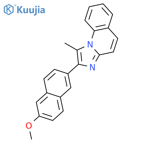 Imidazo[1,2-a]quinoline, 2-(6-methoxy-2-naphthalenyl)-1-methyl- structure