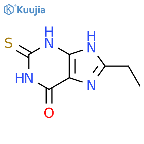 8-ethyl-1,2,3,9-tetrahydro-2-thioxo-6H-Purin-6-one structure