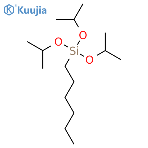 Silane, hexyltris(1-methylethoxy)- structure