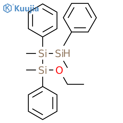 Trisilane, 1-ethoxy-1,2,3-trimethyl-1,2,3-triphenyl- structure