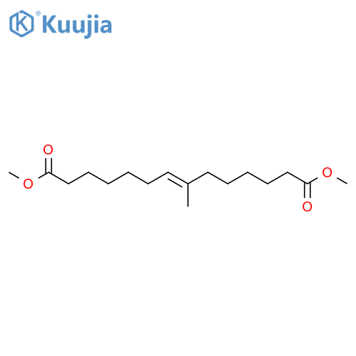 7-Tetradecenedioic acid, 7-methyl-, dimethyl ester structure