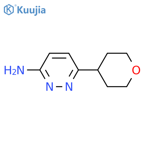 6-(oxan-4-yl)pyridazin-3-amine structure
