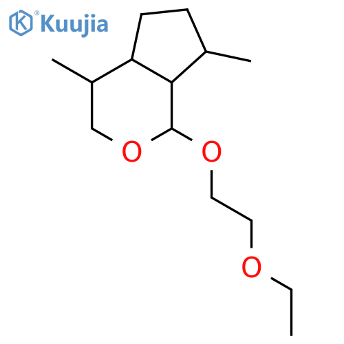 Cyclopenta[c]pyran, 1-(2-ethoxyethoxy)octahydro-4,7-dimethyl- structure