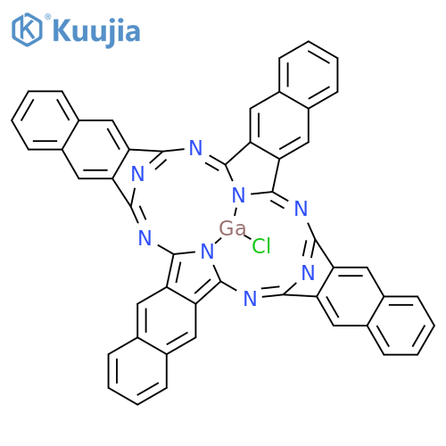 GALLIUM(III)-2,3-NAPHTHALOCYANINE CHLORIDE structure