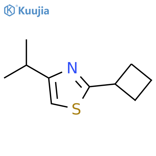 2-Cyclobutyl-4-isopropyl-thiazole structure