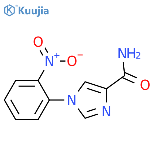 1-(2-Nitro-phenyl)-1H-imidazole-4-carboxylic acid amide structure