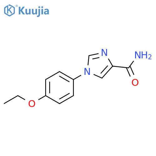 1-(4-Ethoxy-phenyl)-1H-imidazole-4-carboxylic acid amide structure