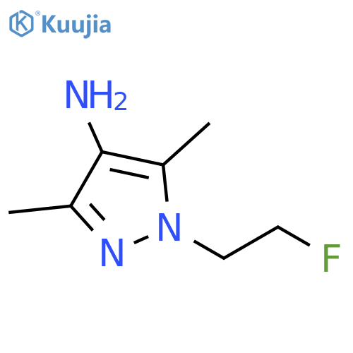 1-(2-Fluoro-ethyl)-3,5-dimethyl-1H-pyrazol-4-ylamine structure