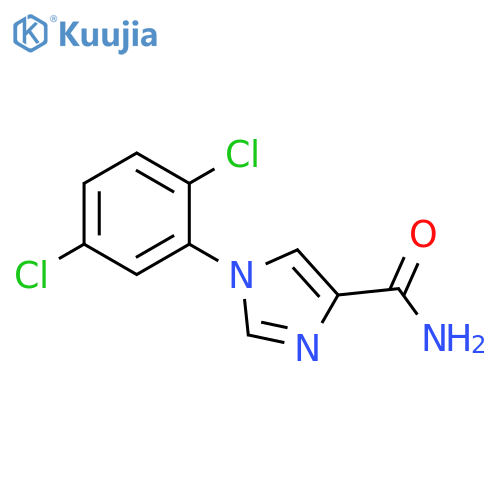 1-(2,5-Dichloro-phenyl)-1H-imidazole-4-carboxylic acid amide structure