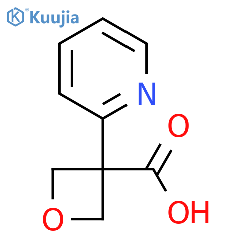 3-(Pyridin-2-yl)oxetane-3-carboxylic acid structure