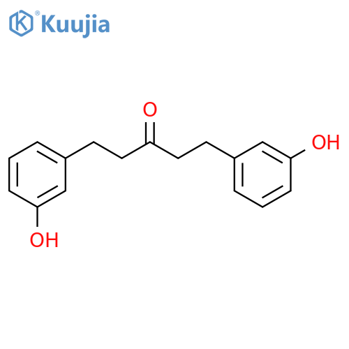 1,5-bis(3-hydroxyphenyl)pentan-3-one structure